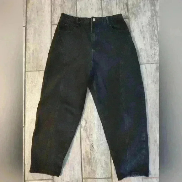 Missguided High Rise Balloon Leg Jeans size 8p #300 - Picture 1 of 2